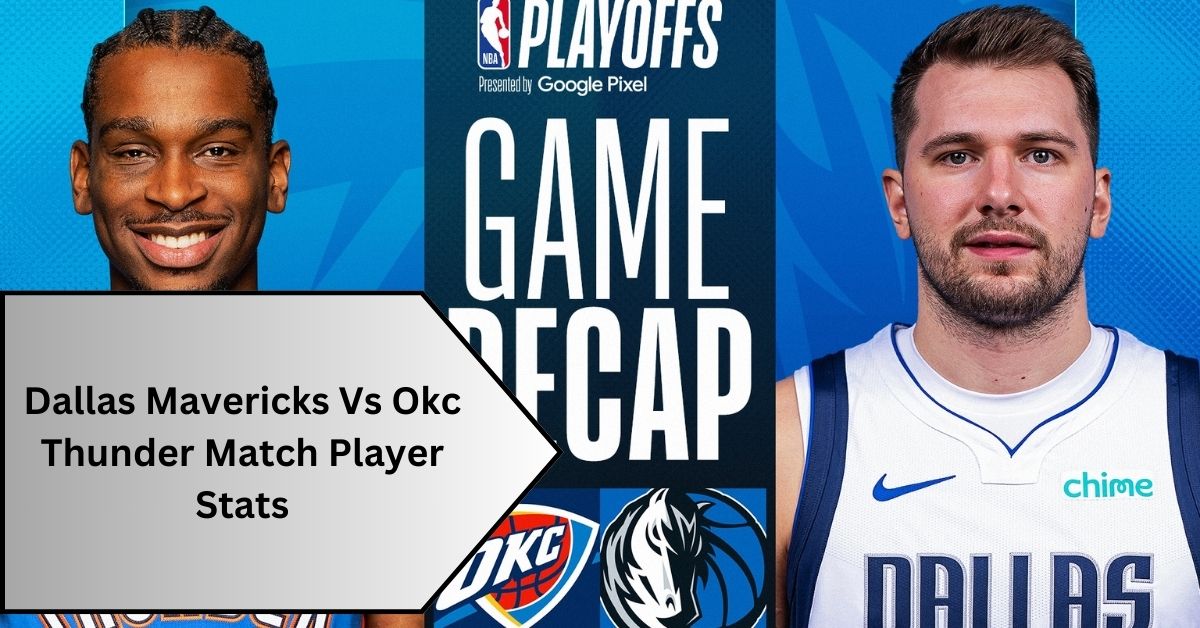 dallas mavericks vs okc thunder match player stats